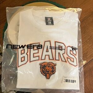 New Era White Chicago Bears Tee